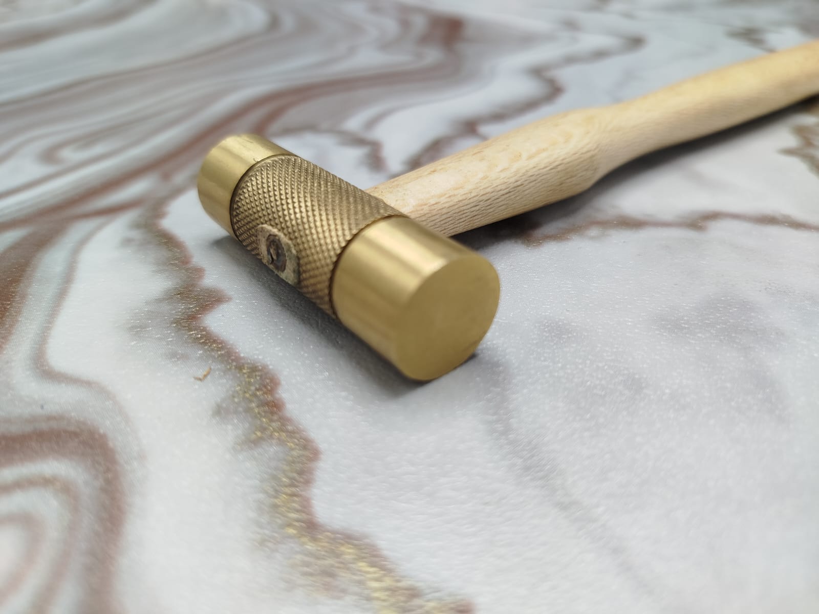 Premium Quality Mini Brass Hammer Jewelry Making Metal Work Lightweight Tool - Image 5