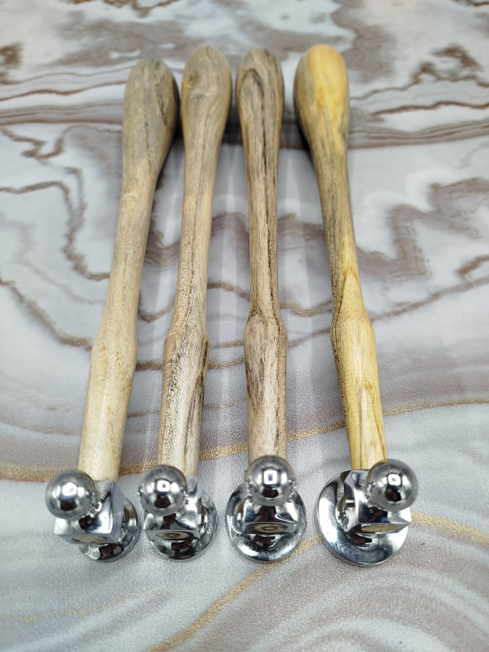 Set of 4 Chasing Hammers Jewelry Hammers - Flat Face - 32mm, 28mm, 25mm & 22mm - Image 8