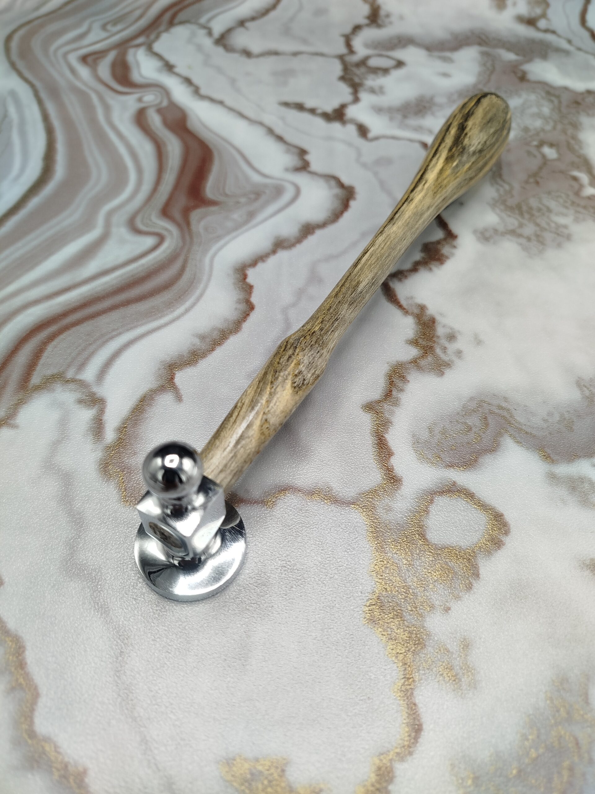 Set of 4 Chasing Hammers Jewelry Hammers - Flat Face & Ball Peen Head - 32mm, 28mm, 25mm & 22mm - Image 9