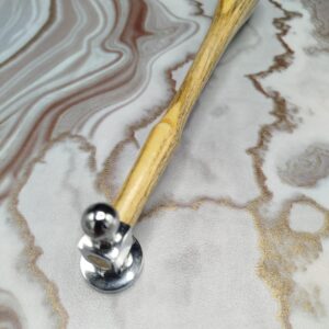 Chasing Hammer - 28 mm - Jewelry Making Hammer Flat and Ball-peen Head Hammer
