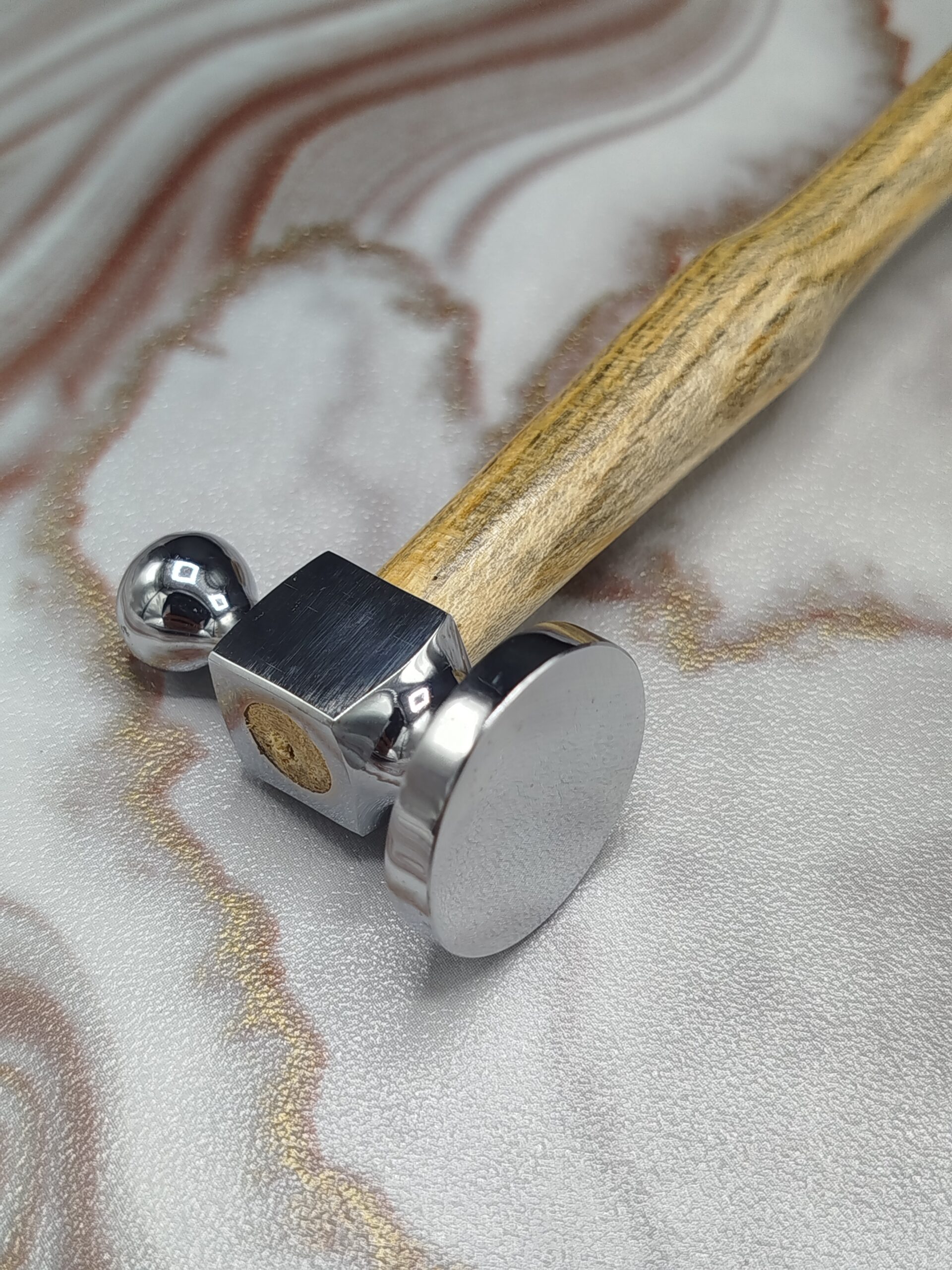 Chasing Hammer - 28 mm - Jewelry Making Hammer Flat and Ball-peen Head Hammer - Image 8
