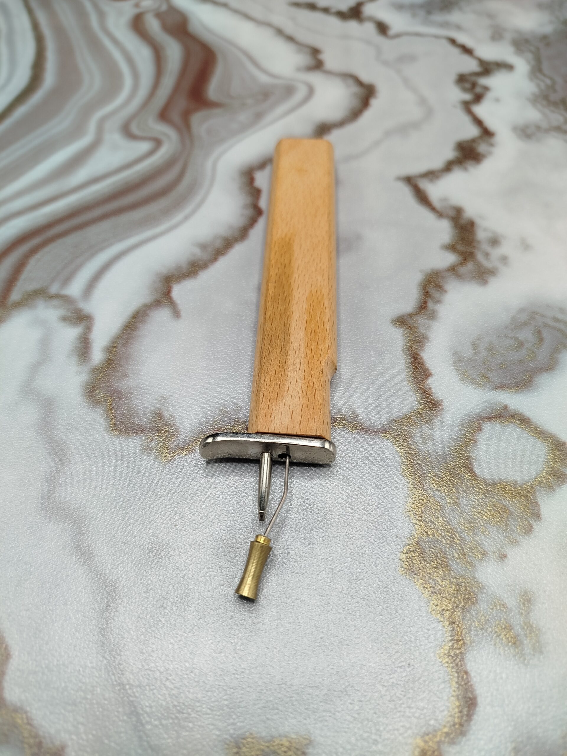 Professional Jewelry Knotting Tool โ Wood Handle Steel Tip โ Ring & Metal Finishing Tool - Image 6
