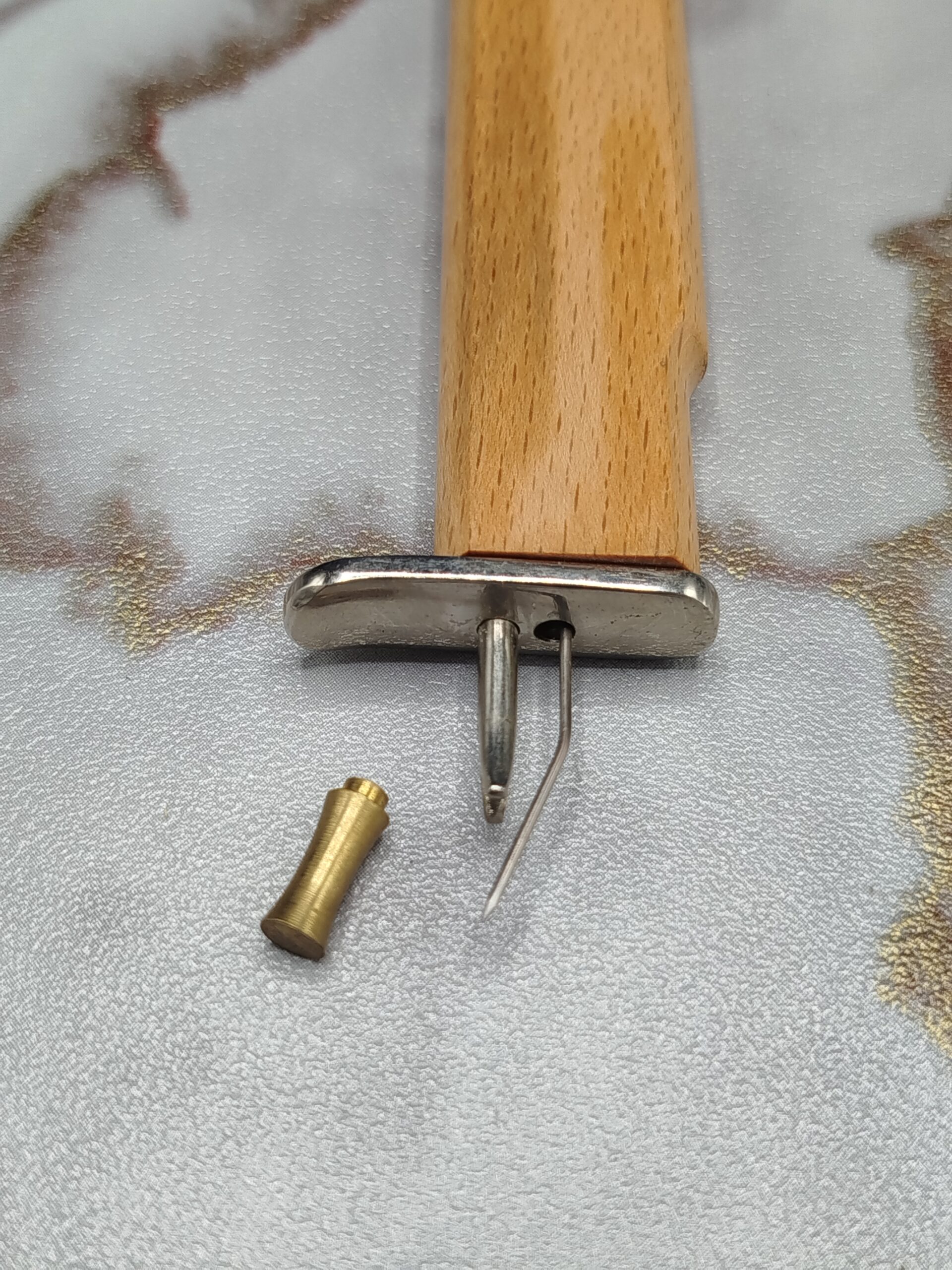 Professional Jewelry Knotting Tool โ Wood Handle Steel Tip โ Ring & Metal Finishing Tool - Image 2