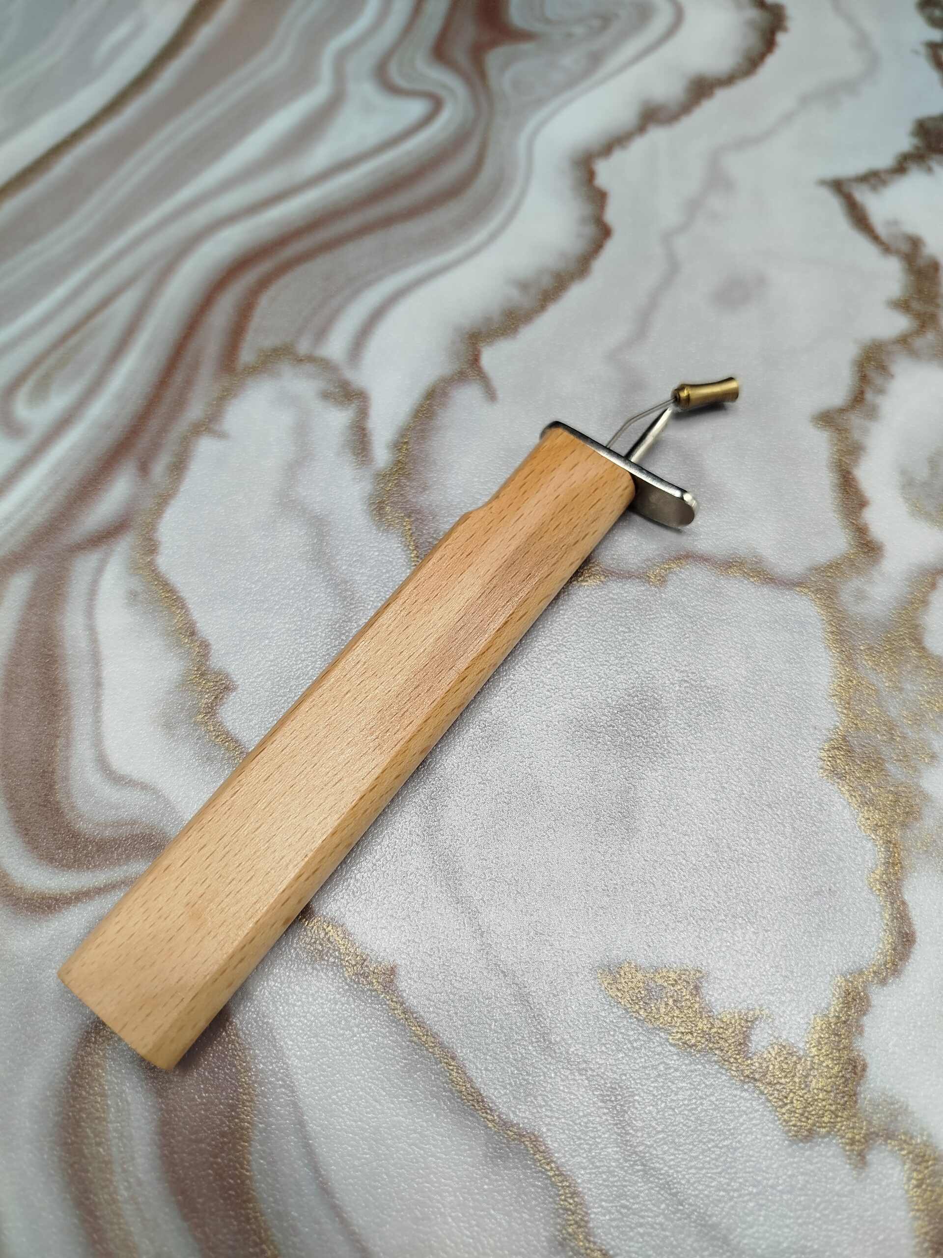 Professional Jewelry Knotting Tool โ Wood Handle Steel Tip โ Ring & Metal Finishing Tool - Image 5