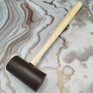 Rawhide Leather Mallet โ Jewelry, Metalwork & Craft Tool for Delicate Metal Shape