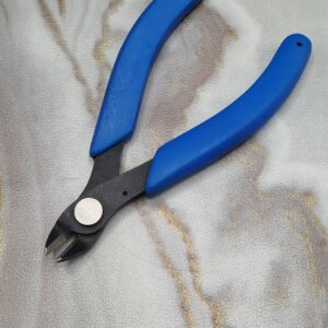 Flush Wire Cutter/Crimping Cutter- Blue - Jewelry Making Tool Snip Carbon Steel Wire Cutter