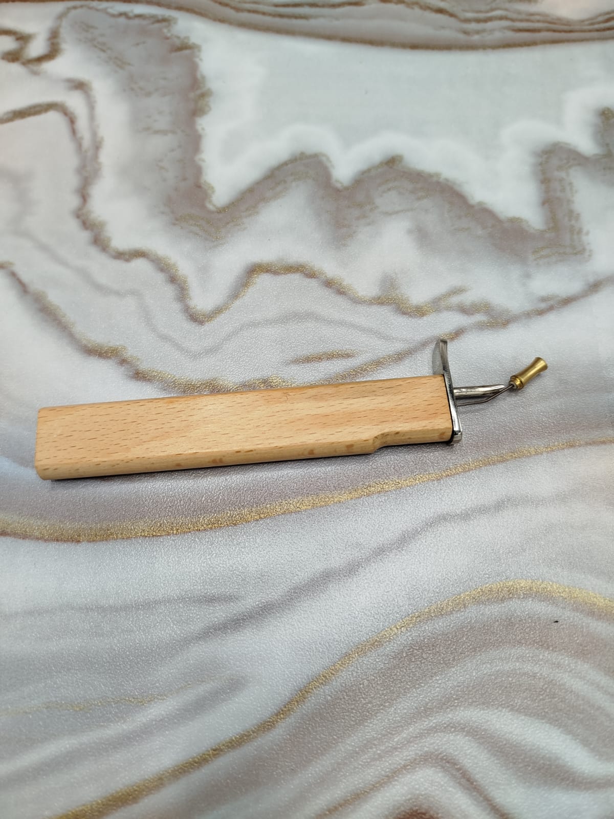 Professional Jewelry Knotting Tool – Wood Handle Steel Tip – Ring & Metal Finishing Tool - Image 5