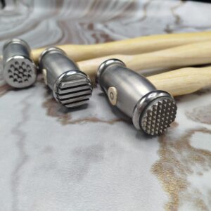 Set of 3 Texture Hammer Designer Hammer Different Head Hammer Jewelry Hammers