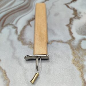 Professional Jewelry Knotting Tool – Wood Handle Steel Tip – Ring & Metal Finishing Tool