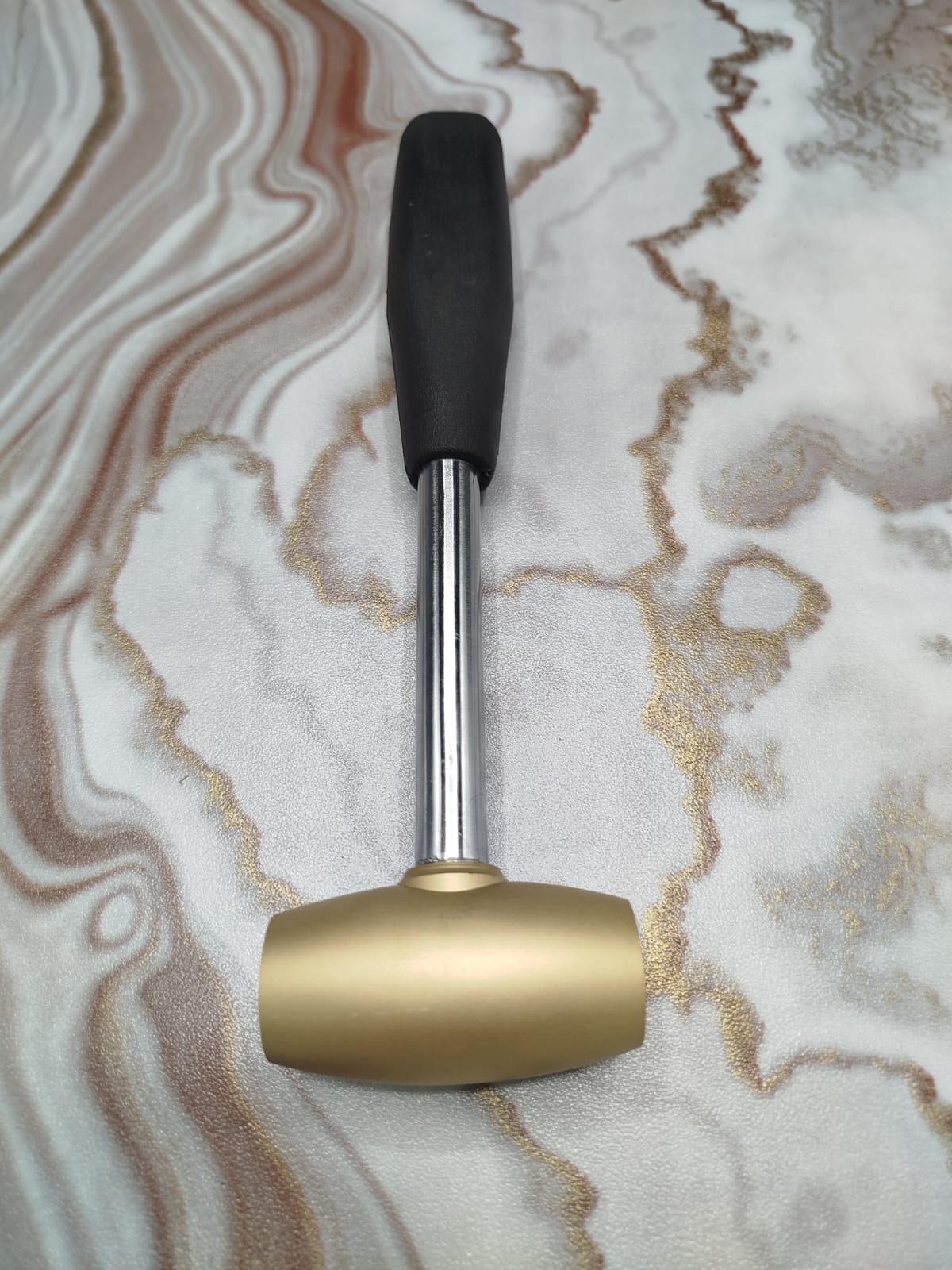 Brass Hammer 1 lb – Non-Sparking Mallet – Jewelry & Metalworking Tool - Image 4