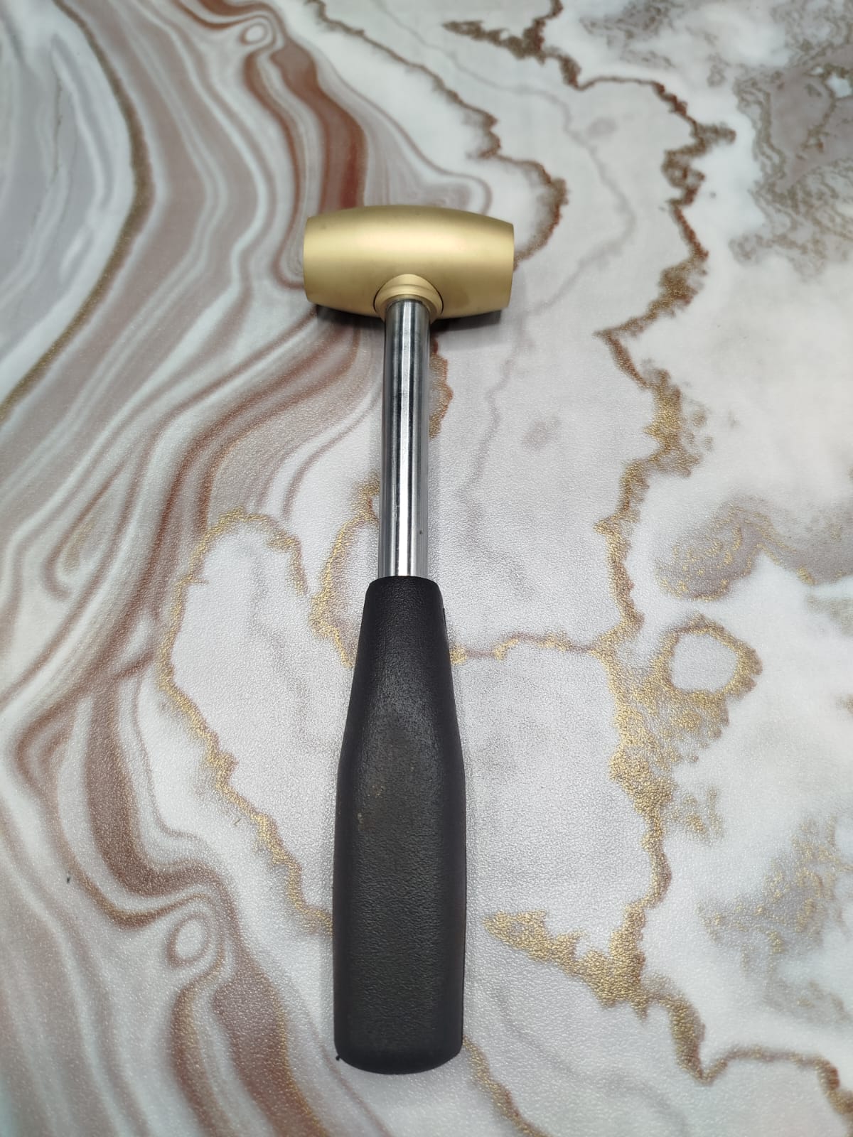 Brass Hammer 1 lb – Non-Sparking Mallet – Jewelry & Metalworking Tool - Image 5