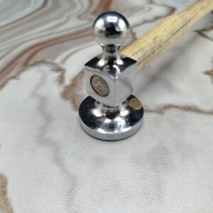 Chasing Hammer - 32 mm - Jewelry Making Hammer Flat and Ball-peen Head Hammer
