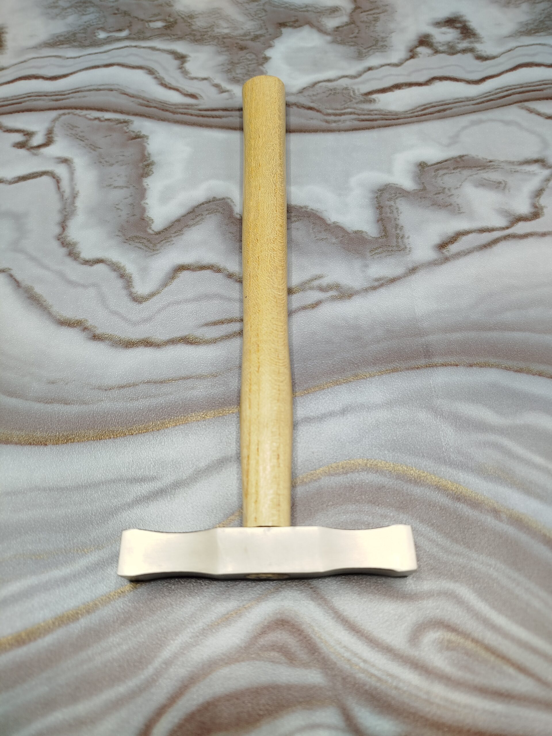 Professional Metal Embossing Hammer – Dual-Face Chasing & Repoussé Tool with Wooden Handle - Image 4
