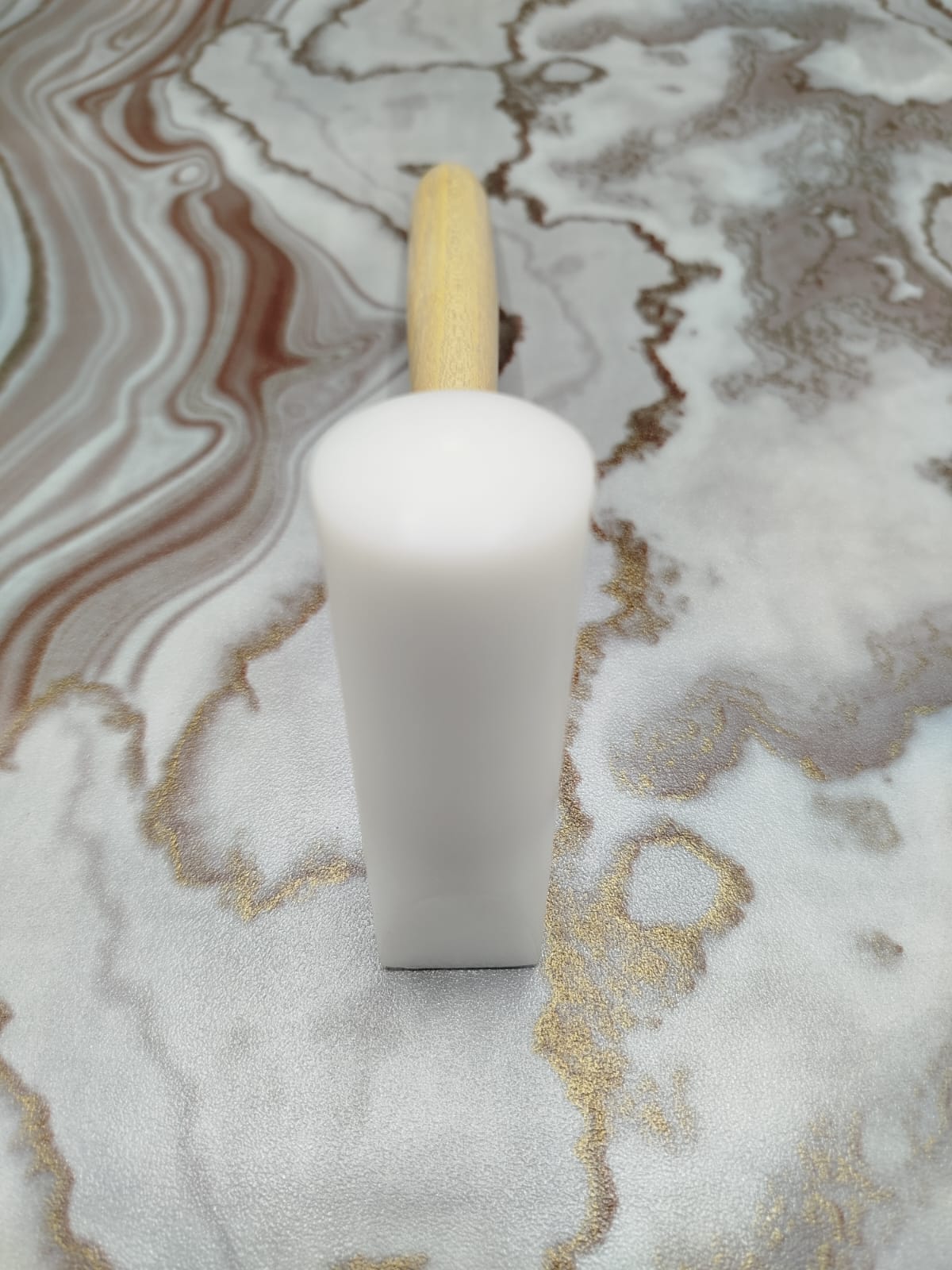 Professional Teflon Hammer – Dual-Head Design (Round & Wedge) with Ergonomic Wooden Handle - Image 4