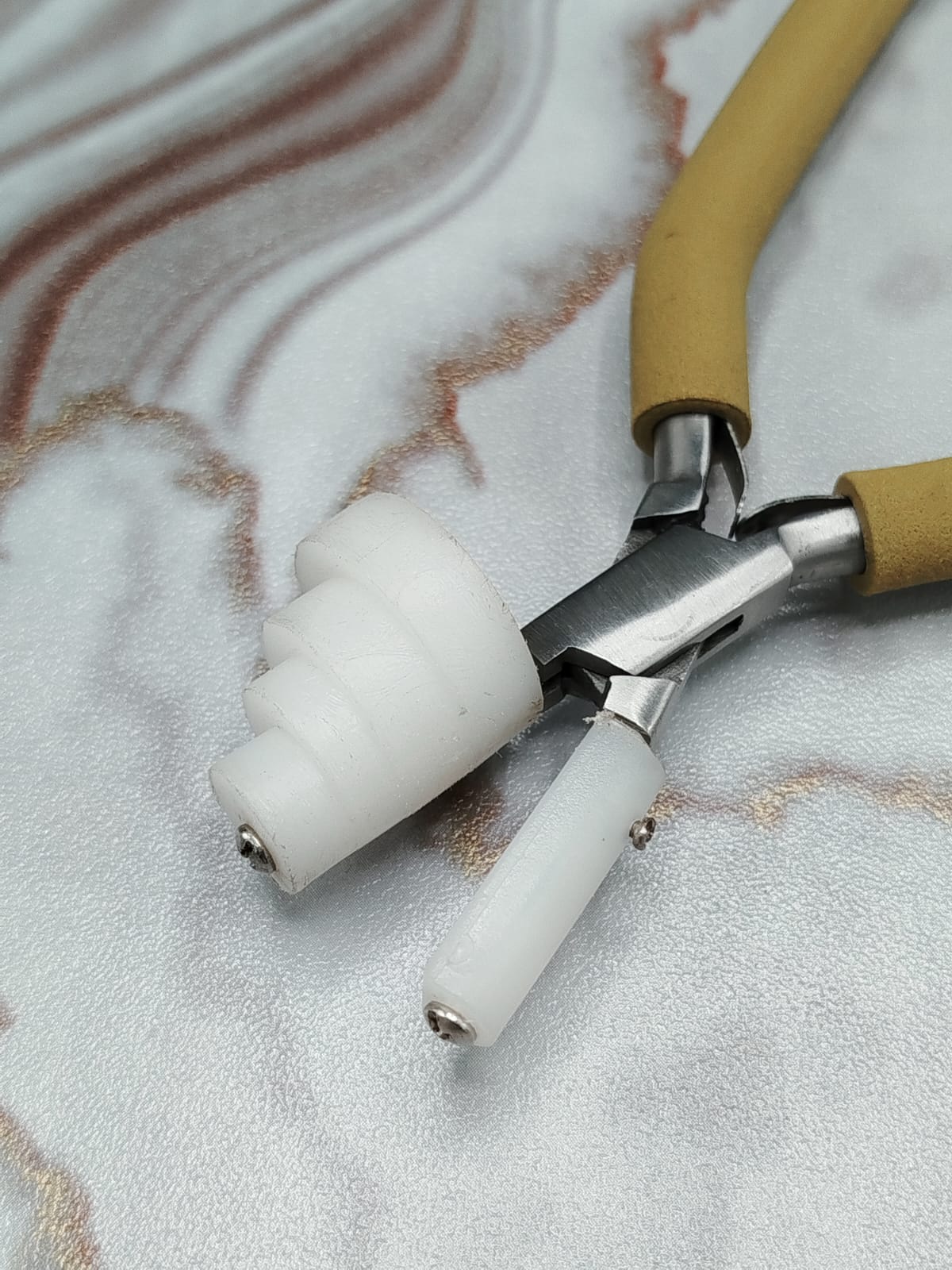 Professional Nylon 3-Step Bail & Flat Nose Pliers – Non-Marring Wire Forming Tool - Image 2