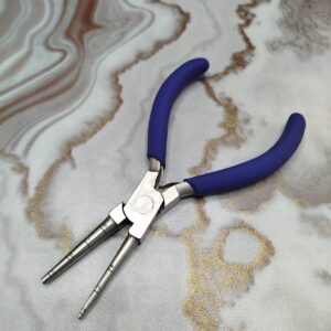 Professional Graduated Round Nose Pliers – Multi-Size Looping Tool with Size Markings