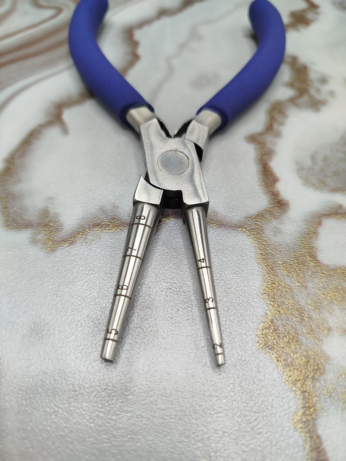 Professional Graduated Round Nose Pliers – Multi-Size Looping Tool with Size Markings - Image 2