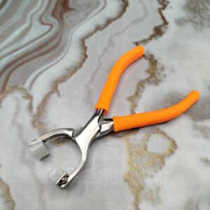 Professional Impress Art Ring Bending Pliers – Non-Marring Nylon Jaw Tool for Jewelry Shaping