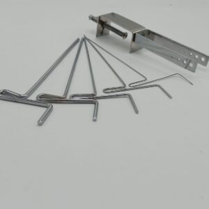 Jewelry Bench Pin with Clamp and Piercing Saw Holder Set Metal Working Tool