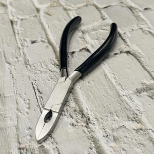 Professional Loop Closing Pliers Precision Wire Wrapping and Bail Forming Tool with Black Grips