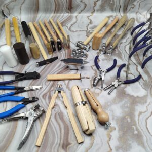 Professional 33-Piece Jewelry Making and Bench Tool Master Kit Complete Studio Equipment Assortment