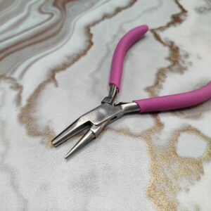 Concave and Round Nose Pliers Wire Bending Tool Carbon Steel Jewelry Making Plier