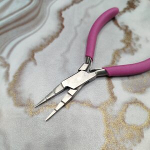 6 Step Flat Nose Plier Wire Wrapping Bail Making Tool Carbon Steel Jewelry Shaping Plier