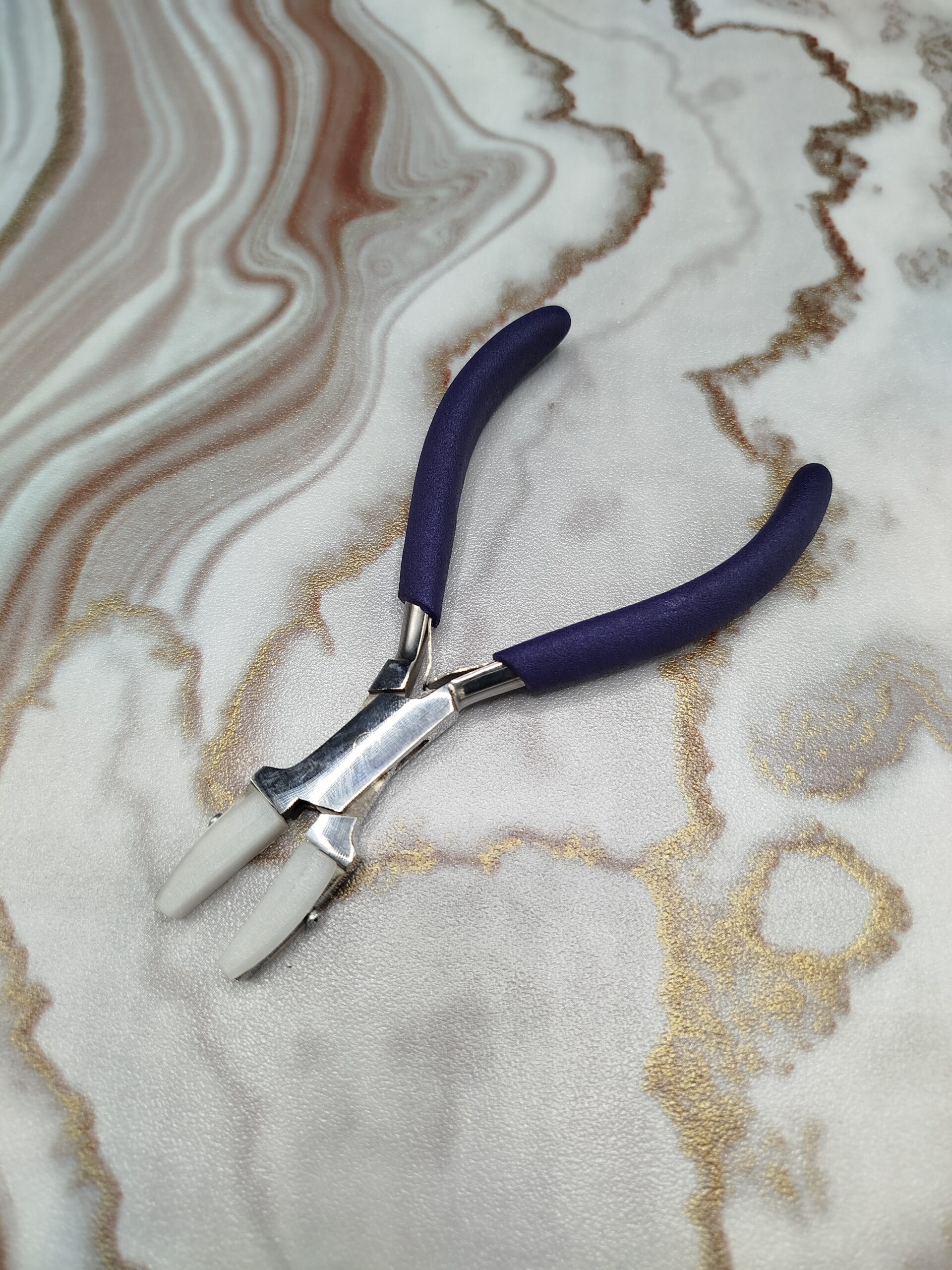 Nylon Teflon Flat Jaws Pliers Wire Straightening Bending Tool Carbon Steel Jewelry Making - Image 2