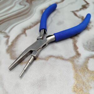Flat and 3-Step Bending Pliers Multi-Size Loop Looping Bail Making Jewelry Pliers