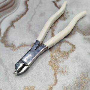Professional End Cutting Pliers Precision Nipper with White Cushion Grips
