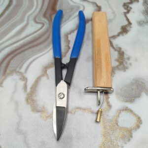 Jewelry Snip Scissors & Knotting Tool Set - Wire Cutter & Silk Thread Knotter