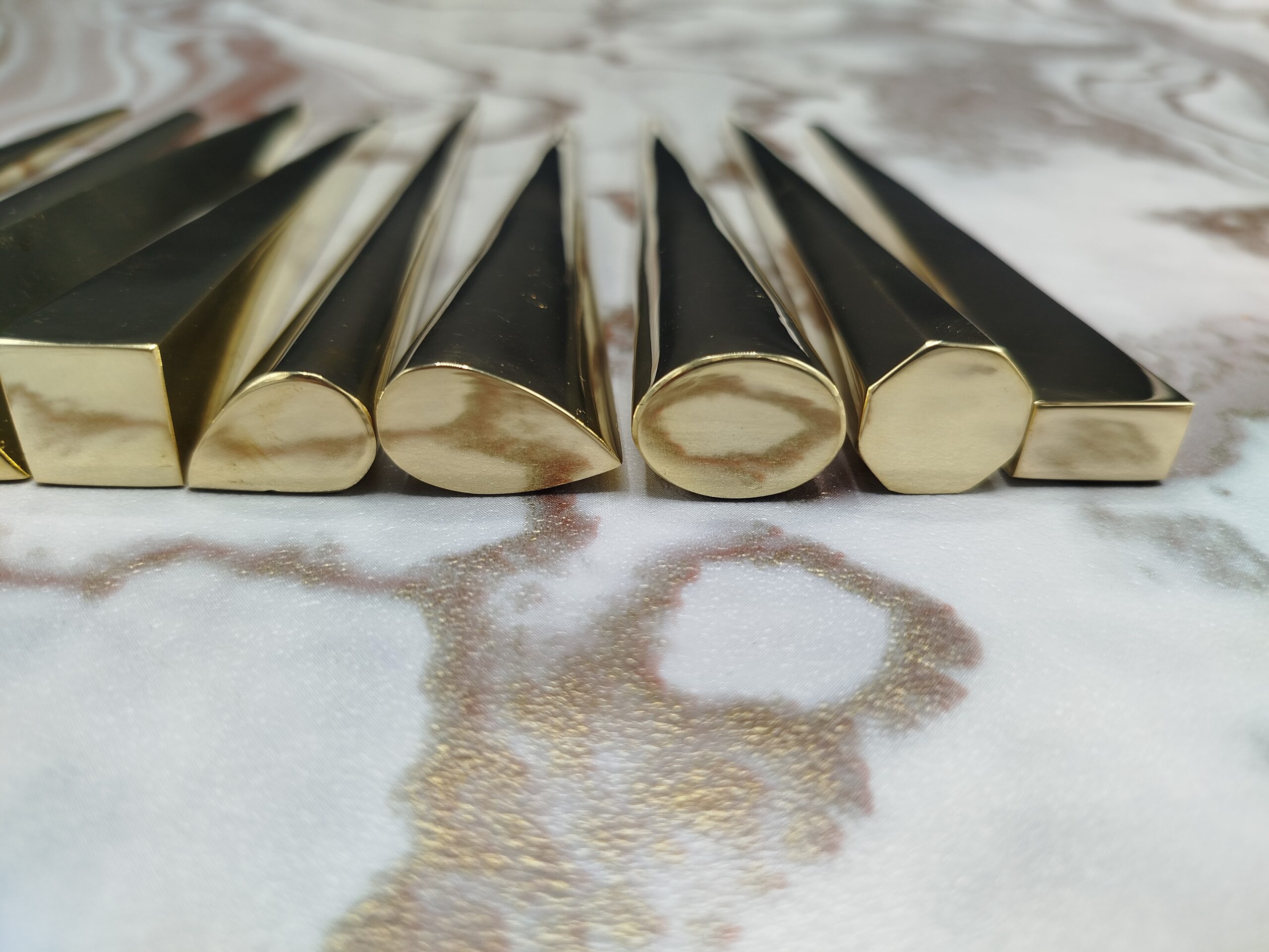 Brass Wire Bending Mandrel Set of 9 Jewelry Shaping Tool Premium Solid Brass - Image 3
