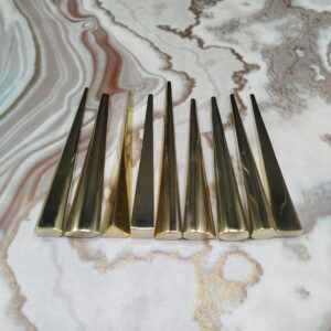Brass Wire Bending Mandrel Set of 9 Jewelry Shaping Tool Premium Solid Brass