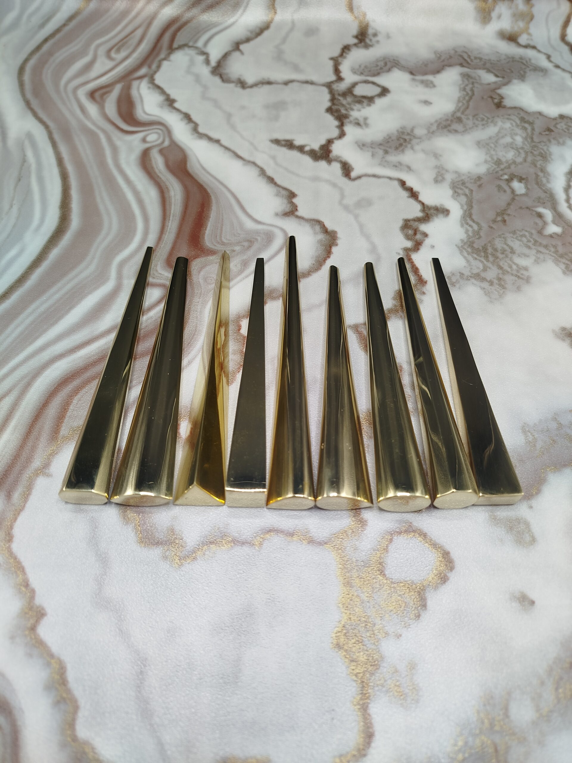 Brass Wire Bending Mandrel Set of 9 Jewelry Shaping Tool Premium Solid Brass