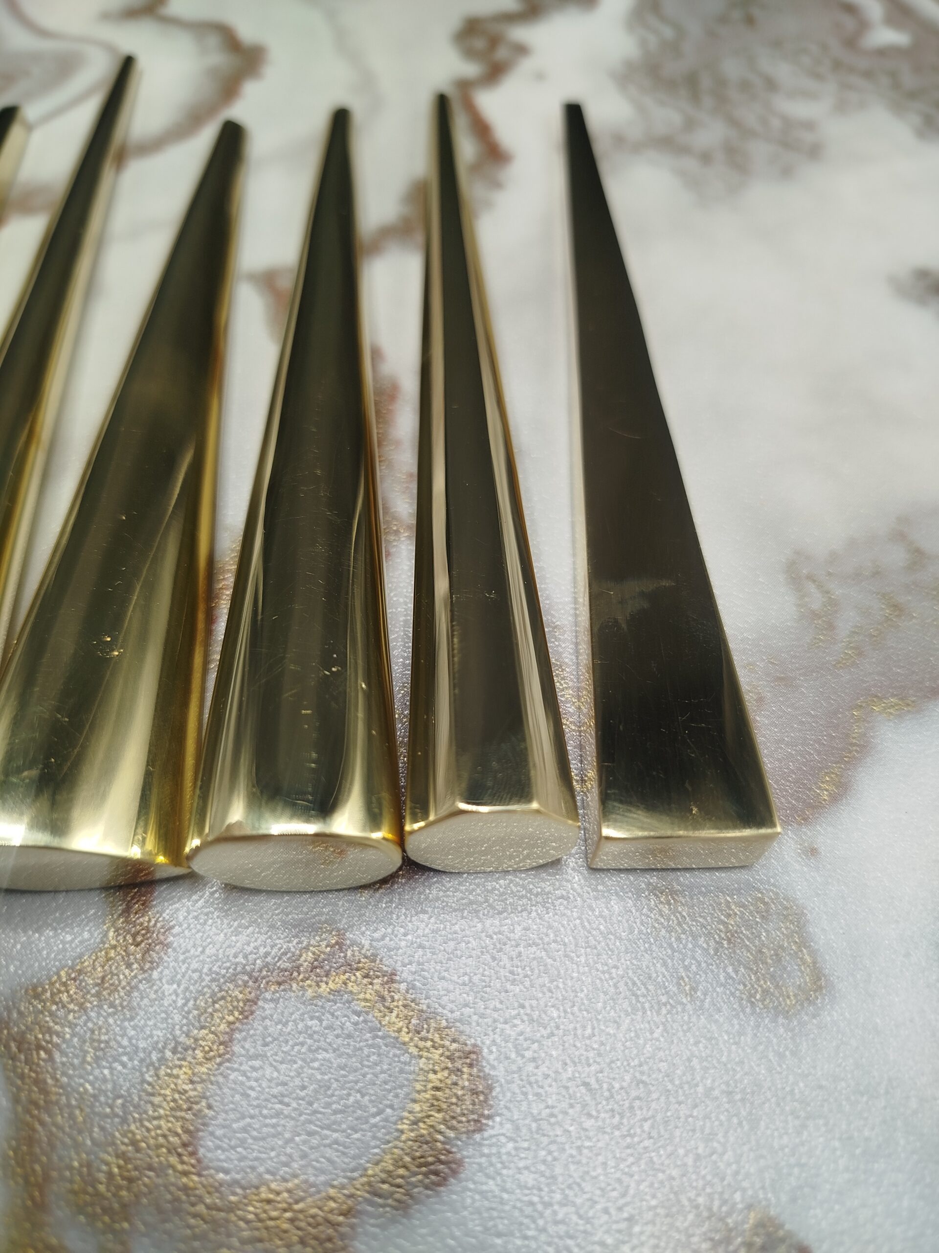 Brass Wire Bending Mandrel Set of 9 Jewelry Shaping Tool Premium Solid Brass - Image 4