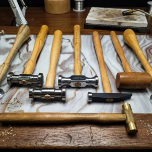8pc Jewelry Hammer Set Metal Forming Tools for Silversmith & Jewelry Making